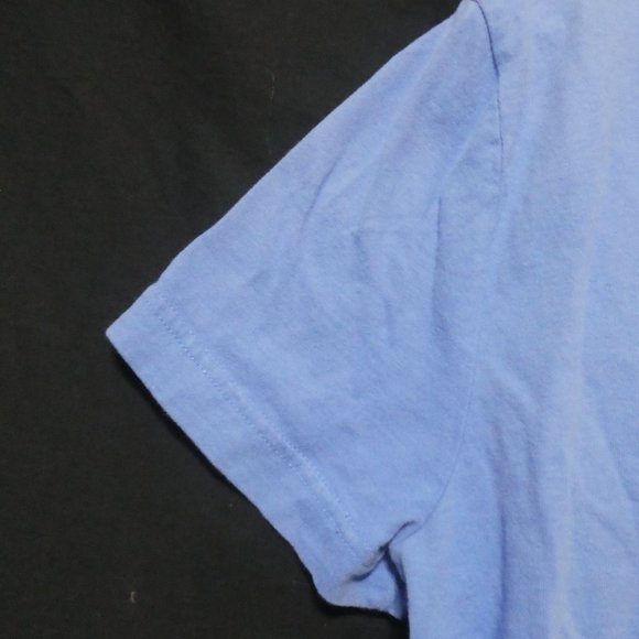 TOMMY HILFIGER | Custom Fit | medium | Light Blue Graphic Tee | 100% Cotton - Picture 9 of 13